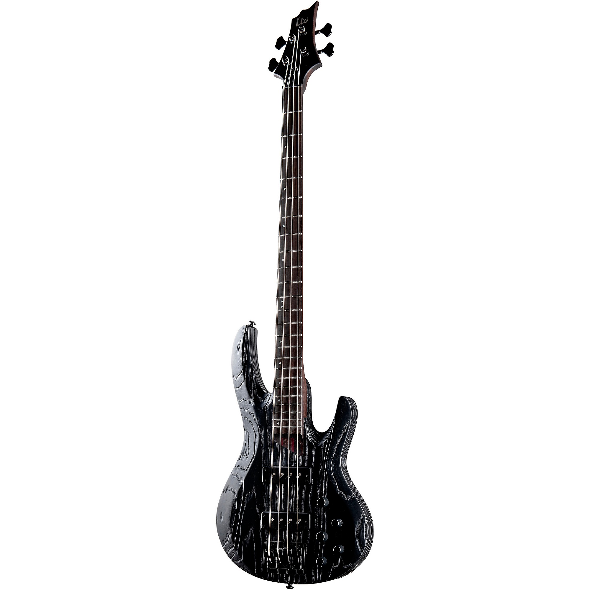 Platinum ESP LTD Mike Leon B-4 Electric Bass Guitar Black Blast