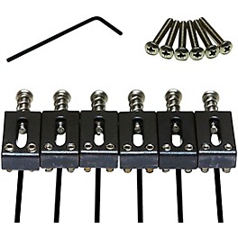 Graph Tech PRS Style Tremolo Bridge Saddle Pickups (Set of 6) Black