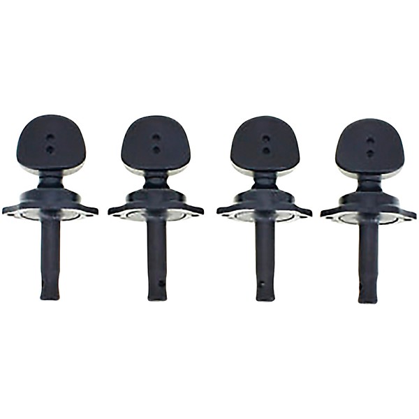 Graph Tech Ratio Tune-a-Lele Ukulele Tuners 6:1 With Large Buttons Black 4 String