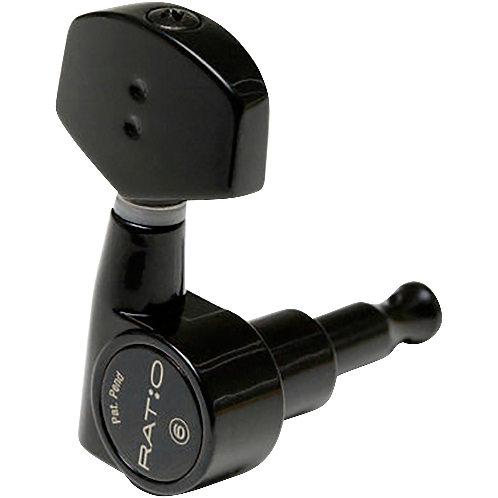 Graph Tech Ratio 3+3 Acoustic Guitar Tuning Machine Heads Black 6