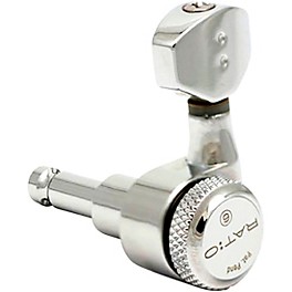 Graph Tech Ratio 6-In-Line Lefty El... Graph Tech Ratio 6-In-Line Lefty Electric Locking Tuning Machine Heads Chrome 6 String