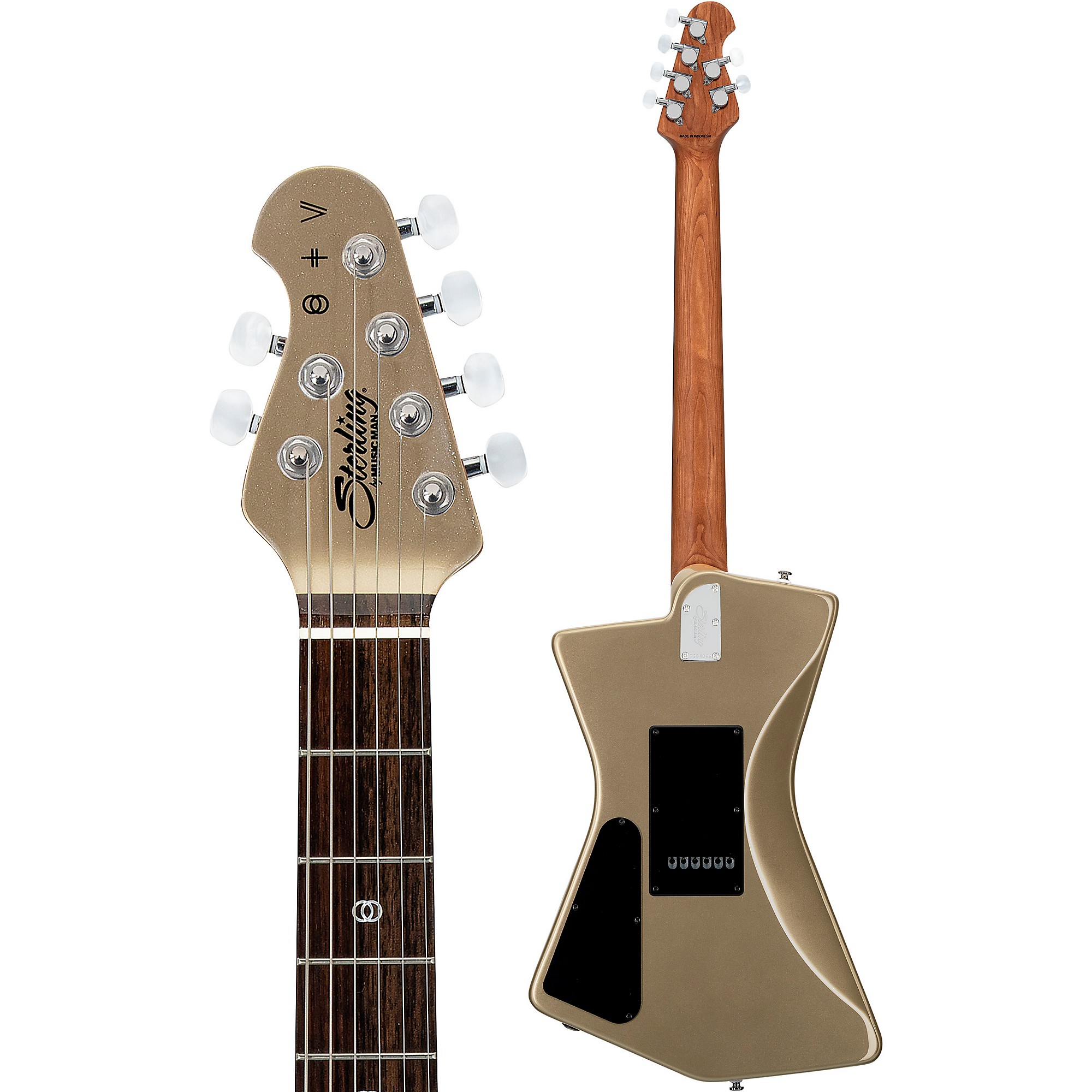 Sterling by Music Man St. Vincent Goldie Electric Guitar Cashmere