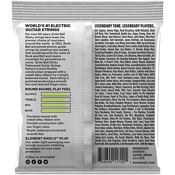 Ernie Ball Regular Slinky Electric Guitar Strings 10-46 – Ploutone