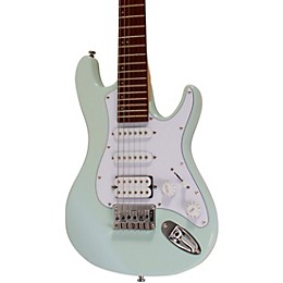 Mitchell TD100 Double-Cutaway Short-Scale Electric Guitar Powder Green
