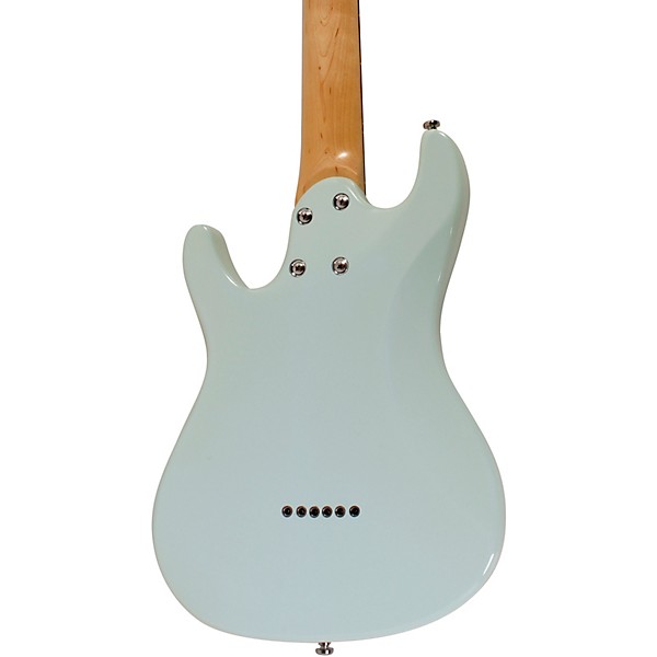 Mitchell TD100 Double-Cutaway Short-Scale Electric Guitar Powder Green