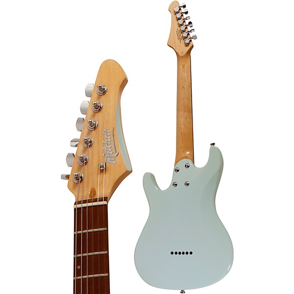 Mitchell TD100 Double-Cutaway Short-Scale Electric Guitar Powder Green