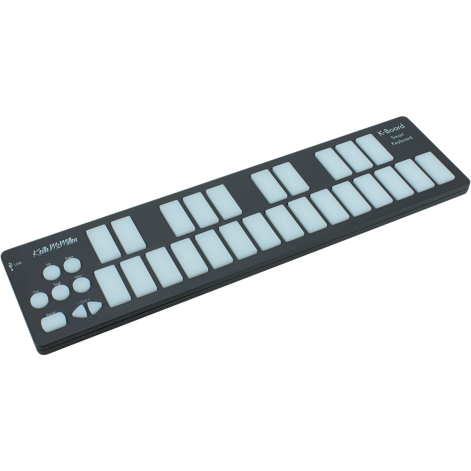 Keith McMillen k-108 Boppad MIDIインターフェース Keith McMillen Instruments BopPad Red USB-C Smart Fabric
