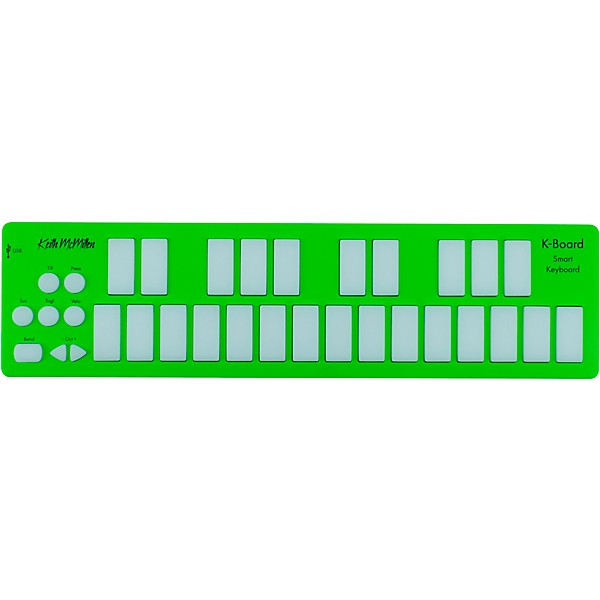 Keith McMillen K-Board-C Mini MPE MIDI Keyboard Controller Lime