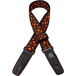 Lock-It Straps Jacquard 2" Locking Guitar Strap Vintage Troubadour