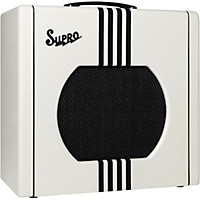 Supro Delta King 15W Tube Guitar 12 Combo Amp Ivory White