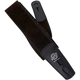 Lock-It Straps Suede 2.5" Locking Guitar Strap Chocolate Lock-It Straps Suede 2.5" Locking Guitar Strap Chocolate