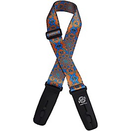 Lock-It Straps Polymer Plush 2" Locking Guitar Str... Lock-It Straps Polymer Plush 2" Locking Guitar Strap Psychedelic Design