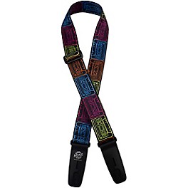 Lock-It Straps Polymer Plush 2" Locking Guitar Strap ... Lock-It Straps Polymer Plush 2" Locking Guitar Strap Vivid Cassettes