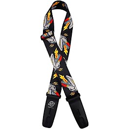 Lock-It Straps Polymer Plush 2" Locking Guitar Strap Gold... Lock-It Straps Polymer Plush 2" Locking Guitar Strap Robot T-Rex