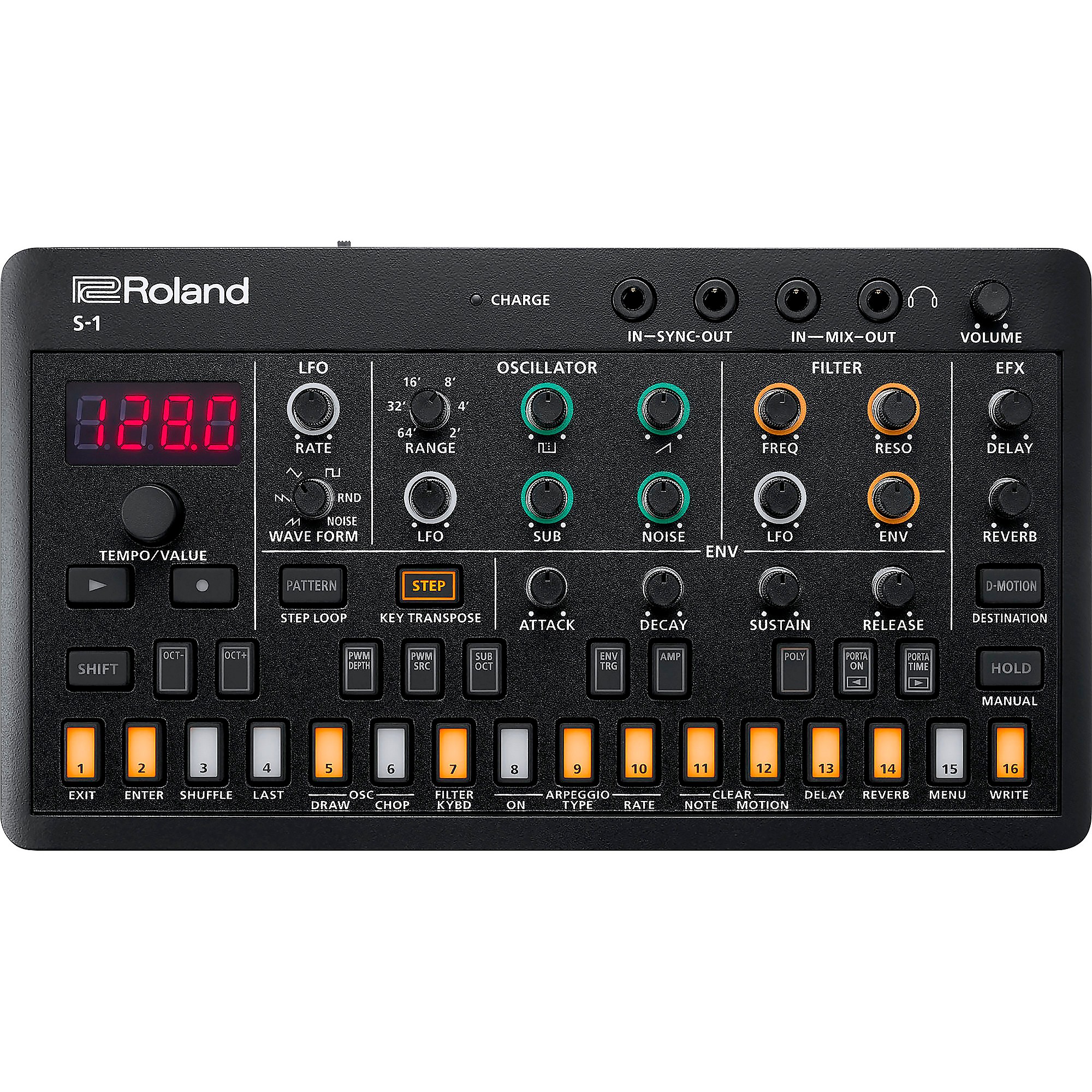 Roland AIRA Compact S-1 Polyphonic Tweak Synthesizer | Guitar Center
