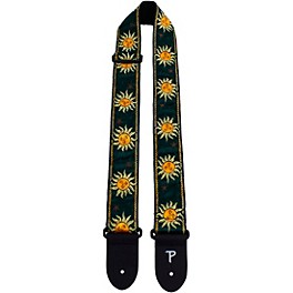 Perri's Premium Jacquard Guitar Strap Purple Suns 2 in. Perri's Premium Jacquard Guitar Strap Green Suns 2 in.