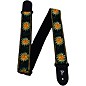 Perri's Premium Jacquard Guitar Strap Green Suns 2 in.