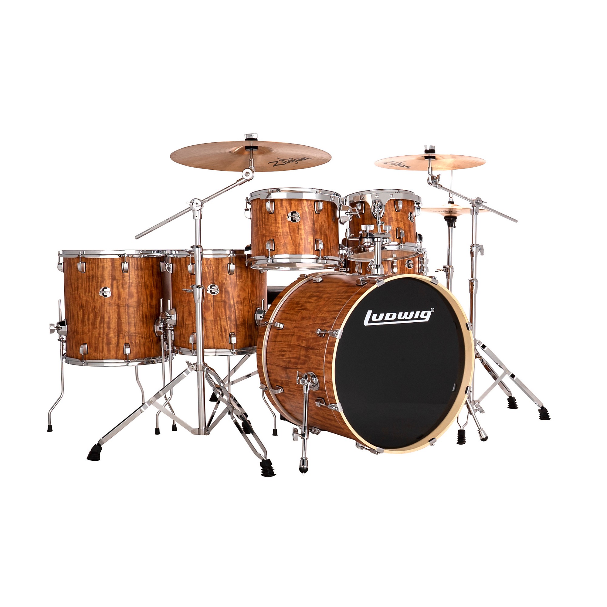 Ludwig LB402B Supraphonic Chrome Over Brass Snare Drum 14x6.5