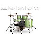 Ludwig Evolution 5-Piece Drum Set With 22" Bass Drum and Zildjian I Series Cymbals Mint