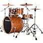 Ludwig Evolution 5-Piece Drum Set With 22" Bass Drum and Zildjian I Series Cymbals Cherry