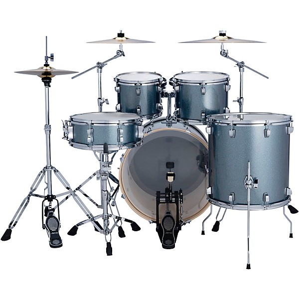 Ludwig Evolution 5-Piece Drum Set With Zildjian I Series Cymbals - Atlantic Sparkle