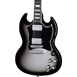 Gibson SG Standard Ebony Limited-Edition Electric Guitar Silver Burst