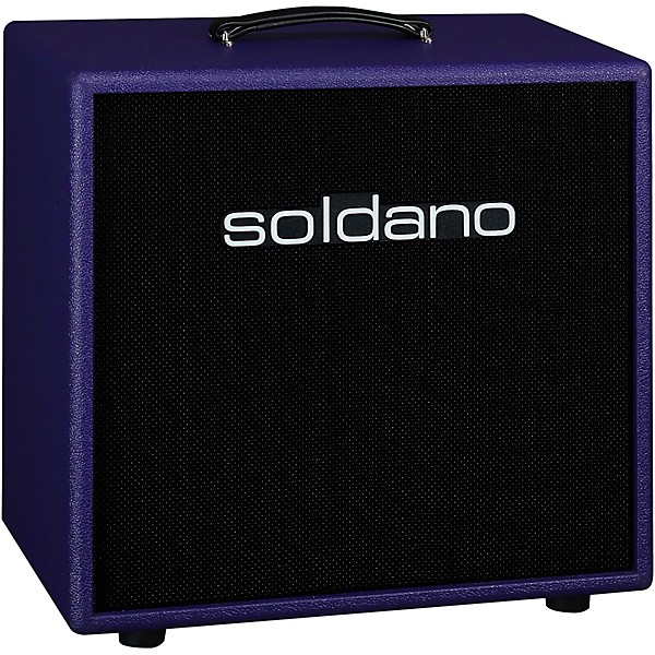 Soldano 1x12" Closed-Back Cab Black Grille Purple