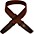 Lock-It Straps Cotton 2" Locking Guitar Strap Natural Lock-It Straps Cotton 2" Locking Guitar Strap Brown