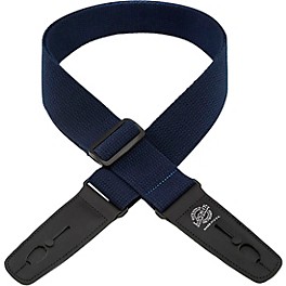 Lock-It Straps Cotton 2" Locking Guitar Strap Natural Lock-It Straps Cotton 2" Locking Guitar Strap Navy