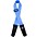 Lock-It Straps 2" Locking Guitar Strap Blue Lock-It Straps 2" Locking Guitar Strap Blue