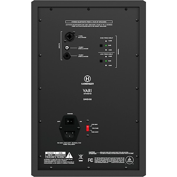Harbinger VARI SM508 8" Studio Monitor With 3-Voice DSP and Bluetooth