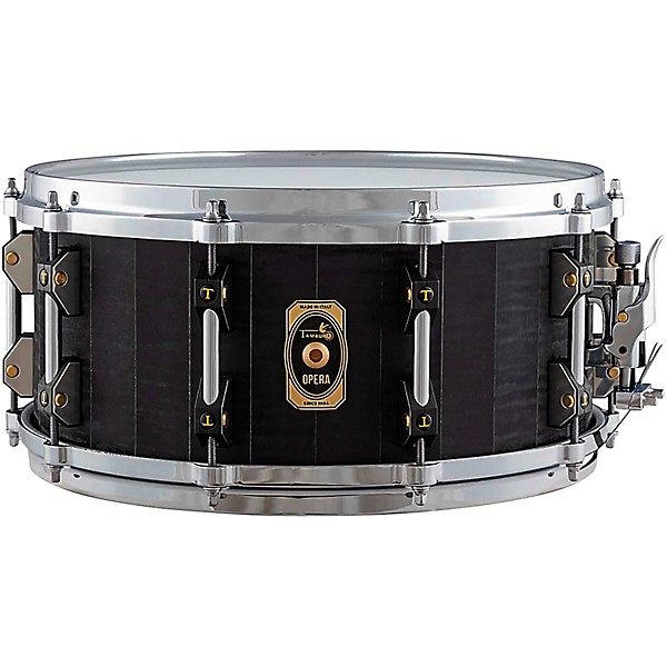 TAMBURO Opera Series Snare Drum 14 x 6.5 in. Flamed Black
