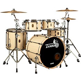 TAMBURO Opera Series 5-Piece Stave-Wood Shell ... TAMBURO Opera Series 5-Piece Stave-Wood Shell Pack With 22" Bass Drum Maple