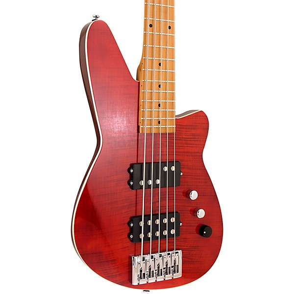 Reverend Mercalli 5 FM 5-String Electric Bass Wine Red