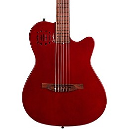 Godin Multiac Mundial Nylon-String Acoustic-Electric Guitar Aztek Red