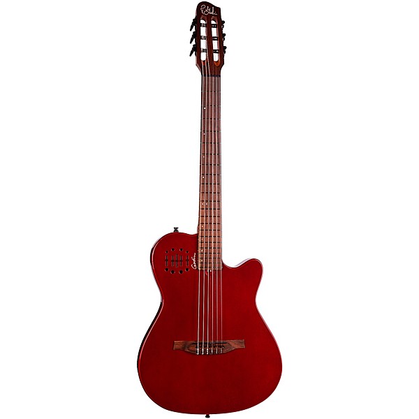 Godin Multiac Mundial Nylon-String Acoustic-Electric Guitar Aztek Red