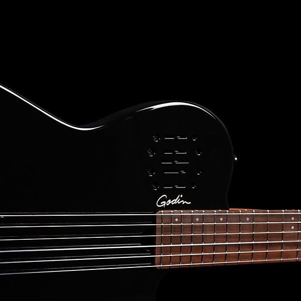 Godin Multiac Mundial Nylon-String Acoustic-Electric Guitar Onyx Black