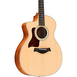 Taylor 214ce-K Grand Auditorium Left-Handed Acoustic-Electric Guitar Natural