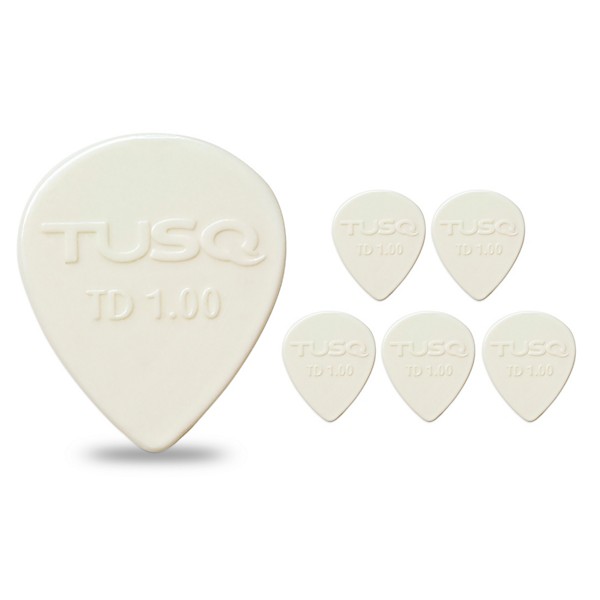 Graph Tech TUSQ Bright Tone Teardrop Picks 1.0 mm 6 Pack