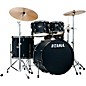 TAMA Imperialstar 5-Piece Complete Drum Set With 22" Bass Drum and MEINL HCS Cymbals Blacked Out Black thumbnail