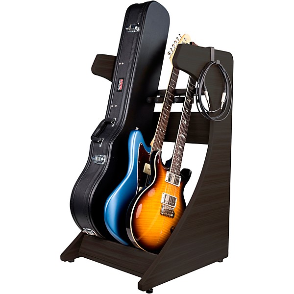 Gator Elite Three Electric/Acoustic Guitar Rack Black