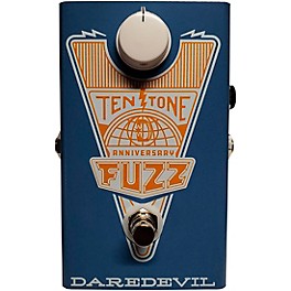 Daredevil Pedals Ten Tone Anniversary Fuzz Effects Pedal Blue