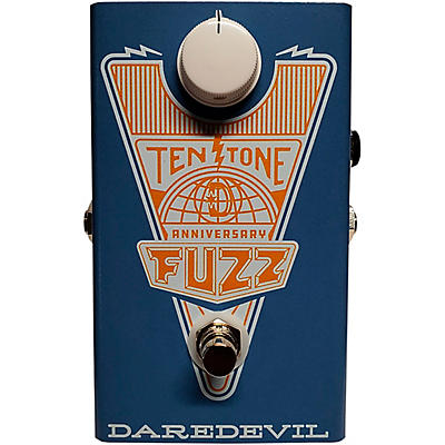 Daredevil Pedals Ten Tone Anniversary Fuzz Effects Pedal Blue for sale