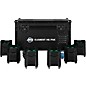 American DJ Element H6 6 pack battery powered pars with charge case and UCIR24 wireless remote Black