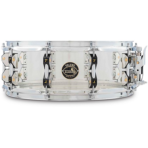 PEARL CUSTOM CLASSIC SERIES 14 X 6.5 HAMMERED BRASS SNARE DRUM