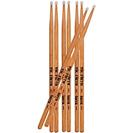 Vic Firth American Classic Terra Series Drum Sti... Vic Firth American Classic Terra Series Drum Sticks Value 4-Pack 5B Nylon