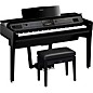 Yamaha Clavinova CVP-909 Digital Piano With Counterweight Keyboard and Bench Polished Ebony thumbnail