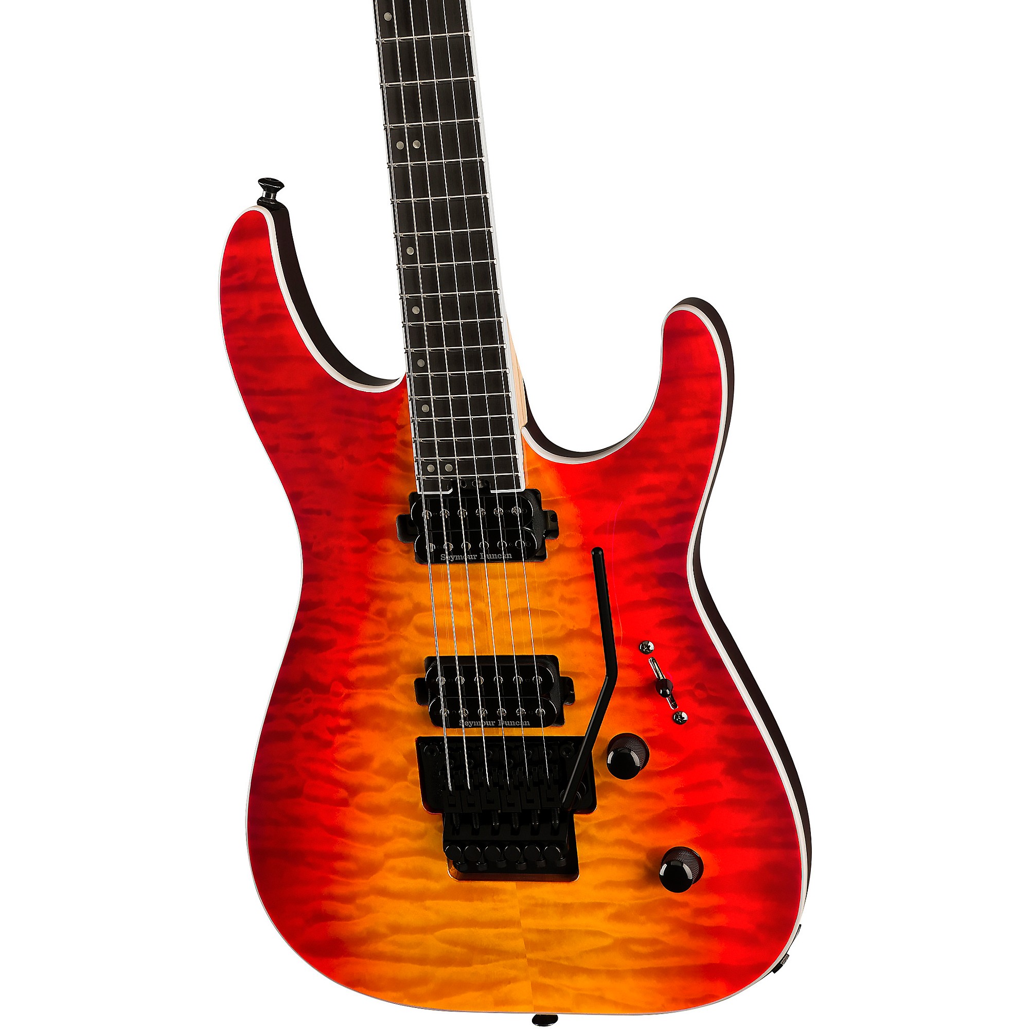 Jackson Pro Plus Series Dinky DKAQ Electric Guitar - Firestorm
