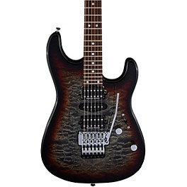 Charvel MJ San Dimas Style 1 HSH FR M QM Electric G... Charvel MJ San Dimas Style 1 HSH FR M QM Electric Guitar Midnight Glow