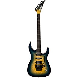 Jackson Pro Plus Series Soloist SLA3Q Electric Guitar Amber Blue Burst